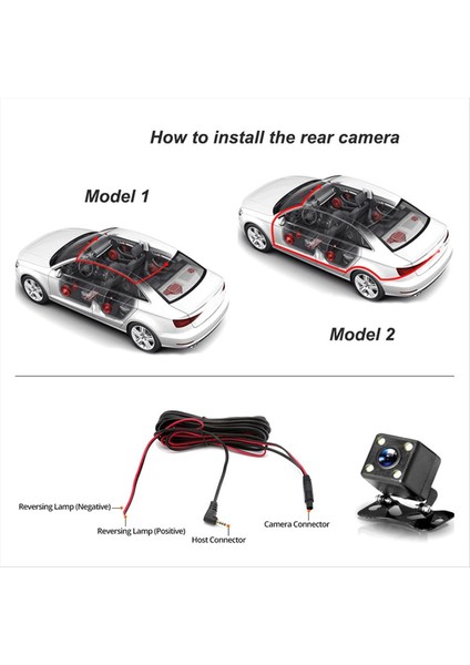 3 Kamera Lens Arabası Dvr Hd 1080P Dash Kamera Ir Night Vizyon 3 Kanallı Dash Cam Video Sürüş Kaydedici 24H Park Monitörü (Yurt Dışından) indirimleri