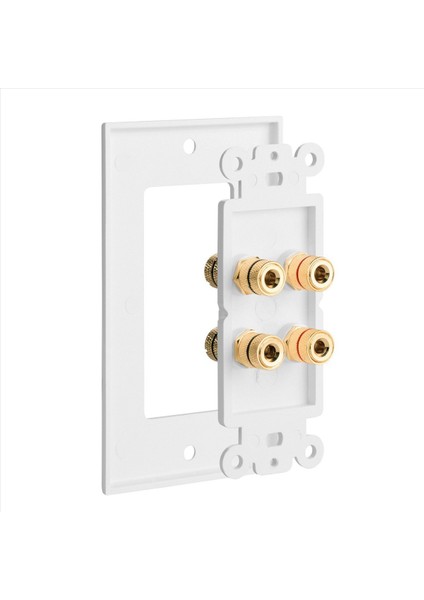 3x 4 Mesaj Konuşmacı Duvar Plakası Ev Sineması 2 Hoparlör Için Duvar Tabağı Ses Paneli (Yurt Dışından) indirimleri