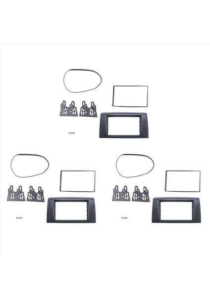 Suzuki Için 3x Swift 2005-2010 2 Dın Ses Paneli DVD Gezinme Panel Çerçeve Araba Fasya Stereo Radyo Paneli (Yurt Dışından)