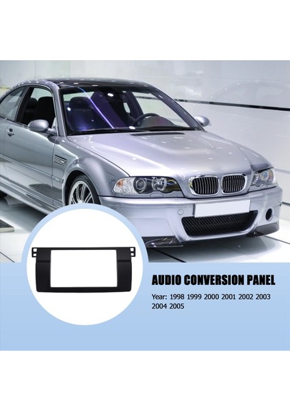 Bmw 3 Serisi Için E46 1998-2005 2din Ses Paneli Değişiklik Paneli DVD Navigasyon Paneli Çerçeve Araba Fasias Stereo Radyo Bölmesi (Yurt Dışından) fiyatları