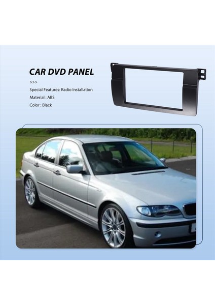 Bmw 3 Serisi Için E46 1998-2005 2din Ses Paneli Değişiklik Paneli DVD Navigasyon Paneli Çerçeve Araba Fasias Stereo Radyo Bölmesi (Yurt Dışından) modelleri