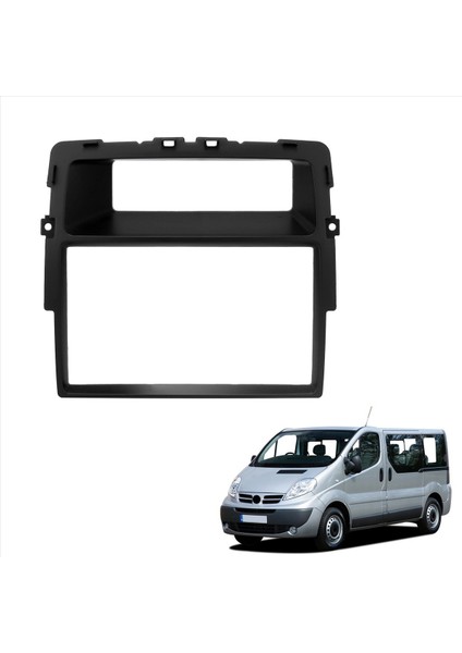 2x 2 Din Radyo Fasyası Nissan Primastar Opel Vivaro Renault Traic Iı Kurulum Çerçevesi Panel DVD Yüz Plakası Trim (Yurt Dışından) fiyatları