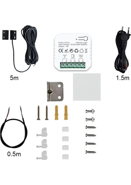 Tuka Smart Zigbee Garaj Kapı Açıcı Denetleyicisi Uygulama Kontrol Desteği Alexa Google Home Ab Fişi Için Çalışıyor (Yurt Dışından) fırsatları