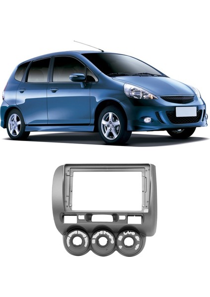 Araba 9inch 2din Stereo Ses Fasya Audio DVD Panel Çerçeve Çerçeve Kurulum Trim Sol Tekerlek Honda Fit City Jazz 2006 (Yurt Dışından) fiyatları
