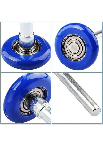 12 Paket 1 8 Inç Naylon Kapalı Garaj Kapısı Silindirleri Sessiz/dayanıklı ve Yüksek Yük Yüksek Performanslı Rulman Mavi (Yurt Dışından) modelleri