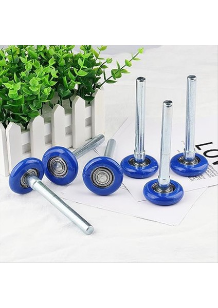 12 Paket 1 8 Inç Naylon Kapalı Garaj Kapısı Silindirleri Sessiz/dayanıklı ve Yüksek Yük Yüksek Performanslı Rulman Mavi (Yurt Dışından) fırsatları