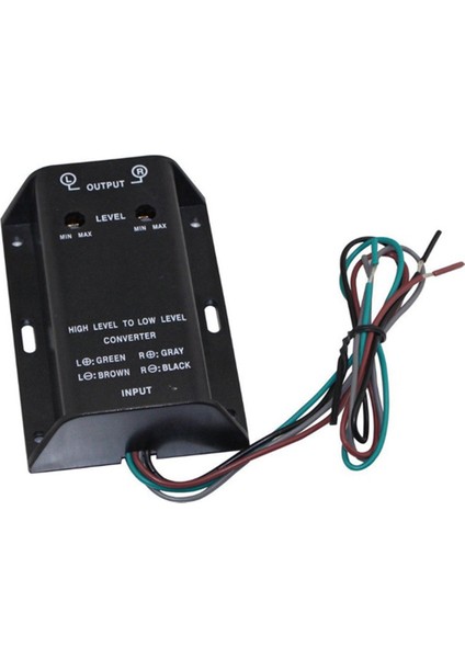 Rca Dönüştürücüsüne Yüksek Ila Düşük Satır Seviyesi Ayarlanabilir Adaptör 2 Kanal Hoparlör (Yurt Dışından) modelleri