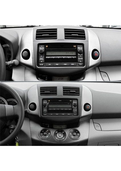 1paır Araç Merkezi Kullanıcı Panel Panel Trım 55412-42060 55413-42070 Toyota Rav4 2006 2006-2012 Dash Frame (Yurt Dışından) modelleri