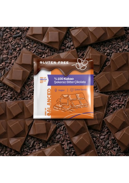 %100 Kakao Glütensiz Bitter Çikolata 40 gr fiyatları