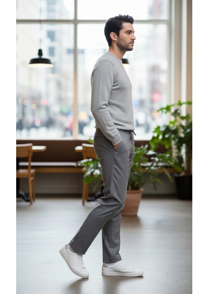 Gofre Çizgili Erkek Jogger Pantolon fiyatları