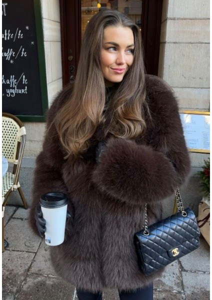 Kadın Kürk Mont, Sonbahar Kış, Tam Kürk Dış Yüzey, Astarlı Iç Kısım fırsatları