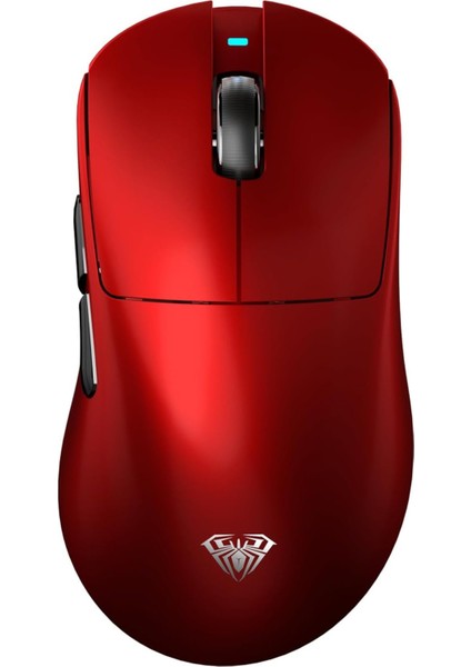 SC900 Max PAW3395 Sensör 30000 Dpı 8000Hz Kablolu ve Kablosuz Gaming Oyuncu Mouse Kırmızı