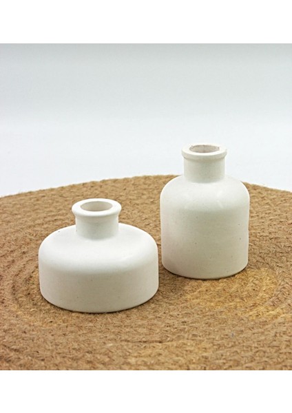 Dekorasyon Set Cilalı Beyaz Hediyelik Yıkanabilen Taş Tozu