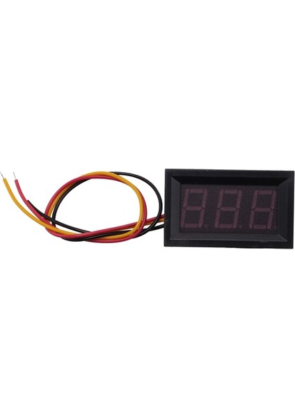 Dc 0-99 9V 3 Tel LED Dijital Ekran Paneli Volt Metre Voltaj Voltmetre Araç Motoru - Yeşil (Yurt Dışından)