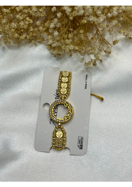 Çeyrek Altın Eski Tarihli (Kulplu 22 Ayar) (Sevgililer Gününe Özel Bileklik Hediye)