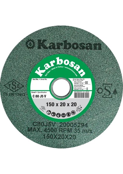 175X25X20 Scg Taşlama Taşı C 80 J5 V