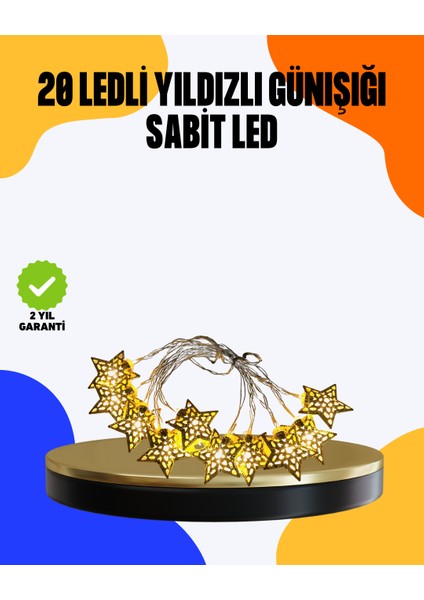 Yıldız LED Işık 5 Metre Dekoratif Aydınlatma Günışığı (Kopya)