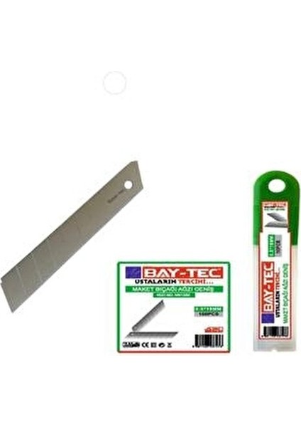 MK1560 Geniş Uçlu Maket Bıçağı Falçata Yedek 0,5 x 18 mm 10'lu Ustaların Tercihi indirimleri