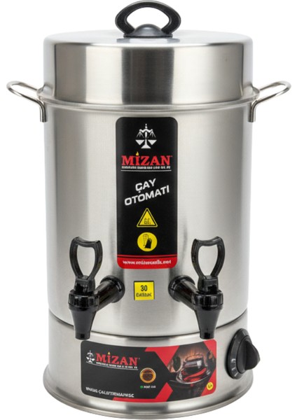 80 Bardak Endüstriyel Çaymatik - Paslanmaz Çelik Çay Otomatı