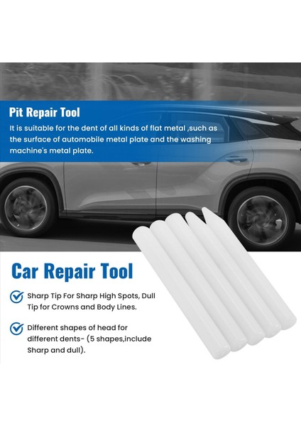 5pcs/set Nakavt Aşağı Musluk Aletleri Beyaz Naylon Kalem Devirme Alet Boyasız Dişsiz Onarım Araçları El Alet (Yurt Dışından) indirimleri