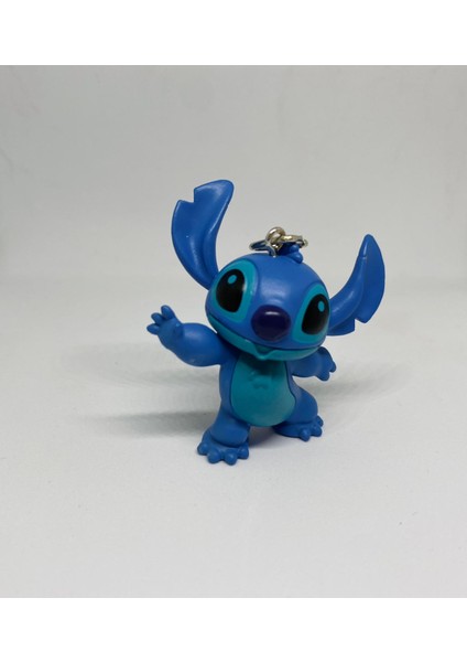 Stitch Figürlü Sert Plastik Karışık Model 2 Adet Anahtarlık