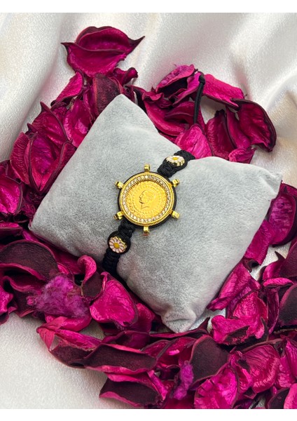 Çeyrek Altın Eski Tarihli (Kulplu 22 Ayar) (Öğretmenlere Özel Bileklik Hediye)