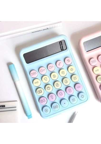 Runzon Renkli Hesap Makinesi Yuvarlak Uçlu 12 Hane Mavi RZ-822 (5148) fiyatları