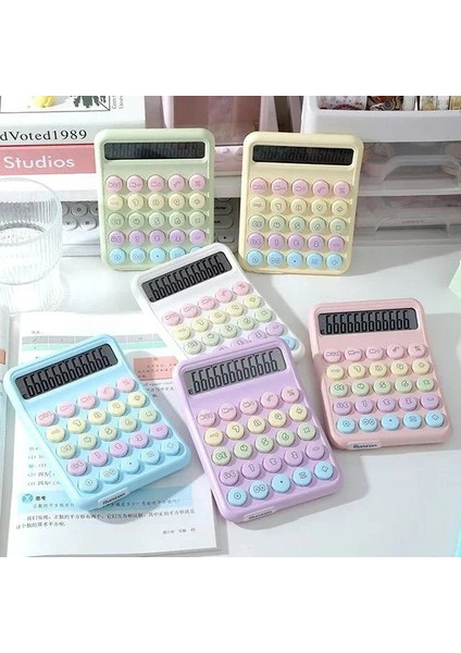 Runzon Renkli Hesap Makinesi Yuvarlak Uçlu 12 Hane Mavi RZ-822 (5148) fırsatları