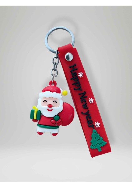 Yılbaşı Temalı Silikon Noel Baba Anahtarlık – Bileklikli, Sevimli Tasarım, Çanta ve Anahtarlık Süsü (KOD:128) fiyatları