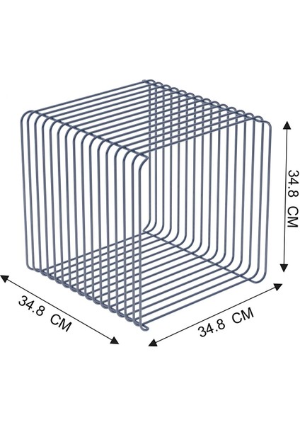 Miami Minimalist Metal Tel Yan Sehpa Modern Küp Yan Sehpa & Modüler Kitaplık indirimleri
