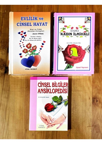 Evlilik ve Cinsel Hayat ,izahlı Kadın Ilmihali,cinsel Bilgiler Ansiklopedisi (Evlilik Seti 3 Kitap)