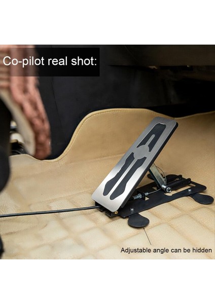 Evrensel Çift Fren Araba Yolcu Sağ Yan Fren Seti Okul Öğrenci Sürücüleri Ed Eğitim Fren Pedal Seti (Yurt Dışından) indirimleri