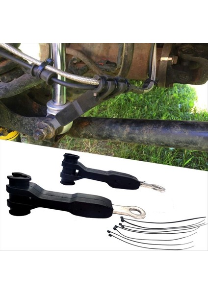 1101255 Ön Fren Hattı Ankraj Fren Hortumu Braket Ayırıcı Jeep Wrangler Jk Jl Jl 2007-2023 2 4 Kapılar (Siyah) (Yurt Dışından) fiyatları