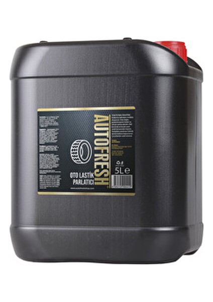 Oto Lastik Parlatıcı 5 Lt Uygulama Süngeri Hediyeli Folyolu Kapak ile Temizleyici