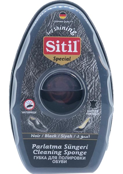 Depolu Parlatma Süngeri 6 ml Siyah