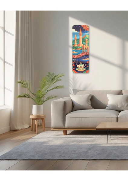 Modern Azerbaycan Temalı Pleksi Akrilik Tablo – Uv Baskılı Pleksi Duvar Dekoru – Ev ve Ofis Için Dekoratif Duvar Sanatı fiyatları
