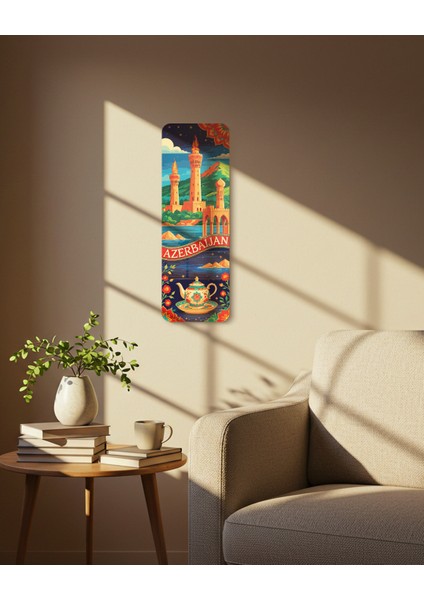 Modern Azerbaycan Temalı Pleksi Akrilik Tablo – Uv Baskılı Pleksi Duvar Dekoru – Ev ve Ofis Için Dekoratif Duvar Sanatı modelleri