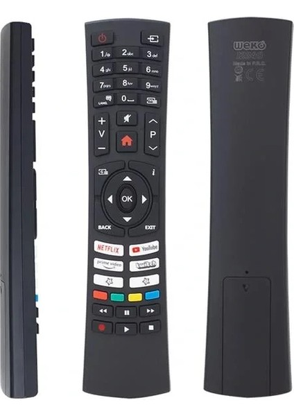 Vestel Netflix-Youtube-Prime Video-Twitch Tuşlu Lcd-Led Tv Kumanda
