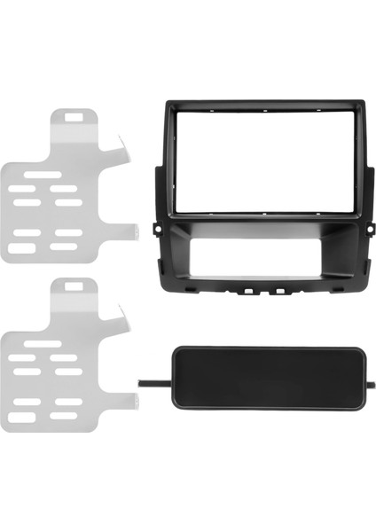 2 Din Araba Radyo Fasyası Nissan Primastar Opel Vivaro Renault Traic Iı Kurulum Çerçevesi Panel DVD Yüz Plakası Trim (Yurt Dışından)