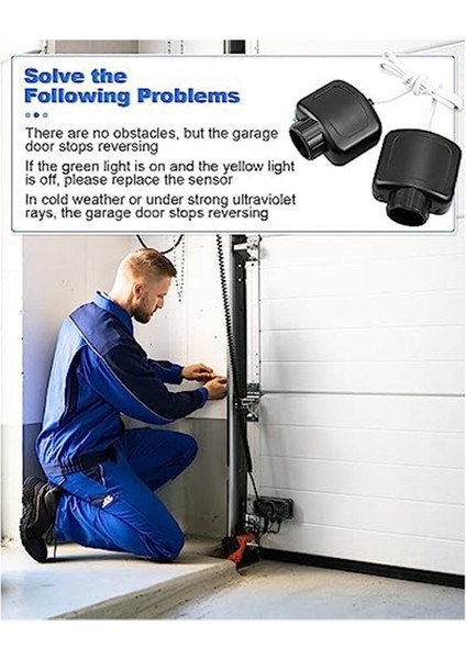Garaj Kapısı Açıcı Garaj Kapısı Açıcı Aksesuarları Için Emniyet Sensörü LSO50 LDO33 LDO35 Garaj Sensörü Yedek Parçalar (Yurt Dışından) indirimleri