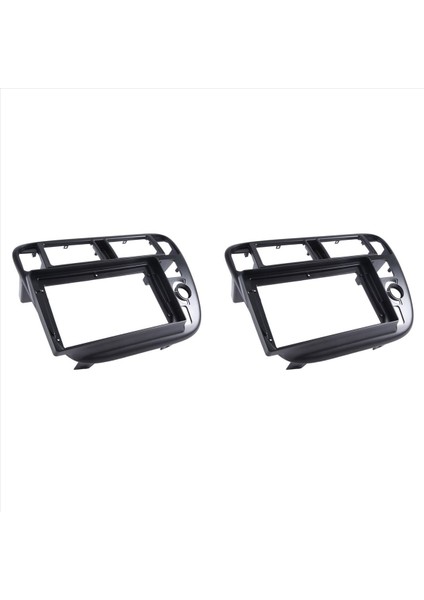 Honda Civic Için 2x 9 Inç Araba Radyo Fasyası 96-99 Otomatik Android Mp5 Oyuncu Panel Çerçevesi 2din Kafa Ünitesi Stereo Dash Cover (Yurt Dışından)