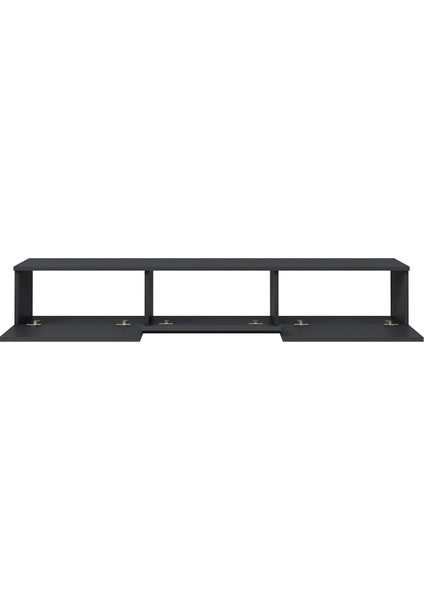 1335TV180-1CT Duvara Montaj Tv Sehpası, Antrasit-Gümüş fırsatları