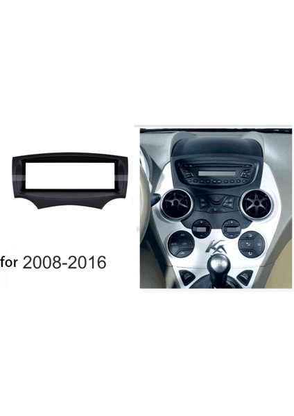 Ford Ka 2009 Için Tek Dinli Araba Cd&#39 Si Stereo Radyo Fasya Adaptörü Surround Panel Plakası (Yurt Dışından) fiyatları