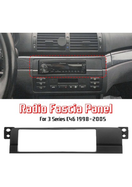 1 Dın Araba Stereo Radyo Fasya Facia Panel Plaka Adaptörü -Bmw 3 Serisi E46 1999-2006 (Yurt Dışından) fiyatları