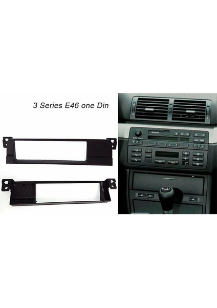 1 Dın Araba Stereo Radyo Fasya Facia Panel Plaka Adaptörü -Bmw 3 Serisi E46 1999-2006 (Yurt Dışından) fırsatları