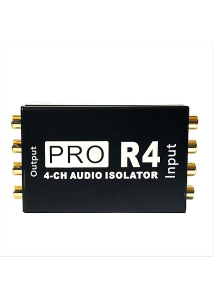 4 Yollu Lotus Av Ses Izolatörü 4ch Audio Gürültü Izolatörü Mevcut Ses Ses Ortak Ground Izolatör Filtresini Ortadan Kaldırır (Yurt Dışından)