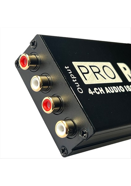 4 Yollu Lotus Av Ses Izolatörü 4ch Audio Gürültü Izolatörü Mevcut Ses Ses Ortak Ground Izolatör Filtresini Ortadan Kaldırır (Yurt Dışından) fiyatları