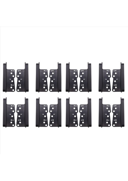 16X Toyota Için Fit 2 Çift Din Fasya Facia Kiti Araba Stereo Yan Kaplamalar Braketler (Yurt Dışından)