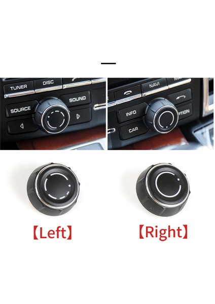 -Porsche Cayenne Panamera Macan Center Konsol Ses Ses Hacmi Kova CD Cds Kontrol Anahtarı Düğmesi 911 718 918 Sol (Yurt Dışından) modelleri