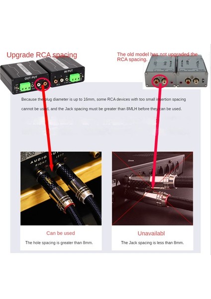 GX303 Çok Fişli Ses Izolatörü 3 5 Aux Rca Ses Sinyal Izolatör Gürültü Filtresi Çıkma Toprak Döngüsü Gürültü Izolatör (Yurt Dışından)